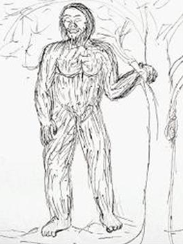 real bigfoot drawings