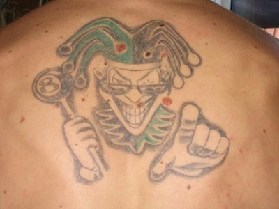 joker card tattoo