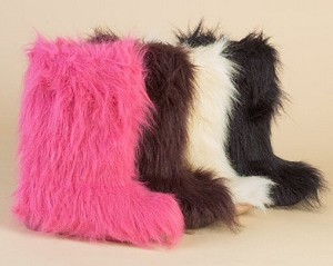 yeti fur boots