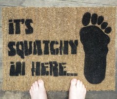 squatchy doormat squatchy doormat
