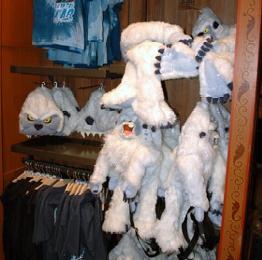 Disney Yeti. There is the white abominable snowman that is part of the 